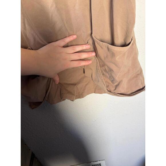 Free People Movement Hot Shot Mini Dress in Mocha Latte (tan) size L. $70 retail - Picture 3 of 6